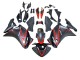 2011-2015 Honda CBR250RR Motorcycle Fairings - Matte Black Red Stripe UK