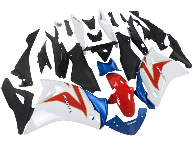 2011-2015 Honda CBR250RR Motorcycle Fairings - White Red Light Blue UK