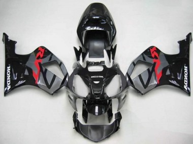 Best 2000-2006 Honda VTR1000 Motorcycle Fairings - Glossy Black Grey UK