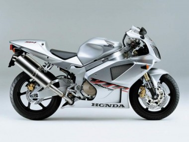 Best 2000-2006 Honda VTR1000 Motorcycle Fairings - Silver White Racing UK