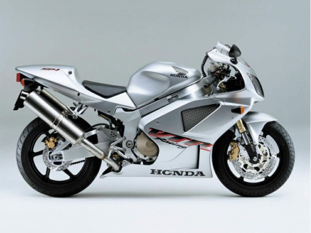 2000-2006 Honda VTR1000 Motorcycle Fairings - Silver White Racing UK