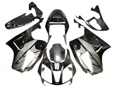 Best 2000-2006 Honda VTR1000 Motorcycle Fairings - Silver Glossy Black UK