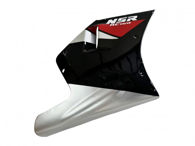 1988-1989 Honda NSR250R Motorcycle Fairings - Silver Red Glossy Black UK