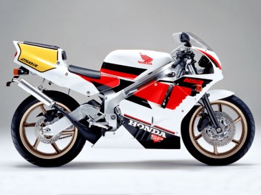 Best 1990-1993 Honda NSR250R Motorcycle Fairings - White Red Yellow Black UK