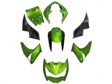 Best 2003-2006 Kawasaki Z1000 Motorcycle Fairing - Green Glossy Black UK