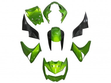 Best 2003-2006 Kawasaki Z1000 Motorcycle Fairing - Green Glossy Black UK