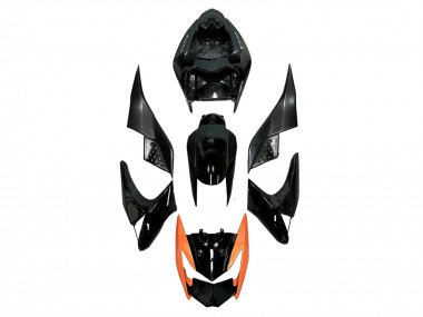 Best 2003-2006 Kawasaki Z1000 Motorcycle Fairings - Glossy Black Orange UK