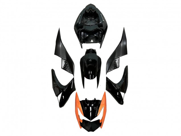 2003-2006 Kawasaki Z1000 Motorcycle Fairings - Glossy Black Orange UK