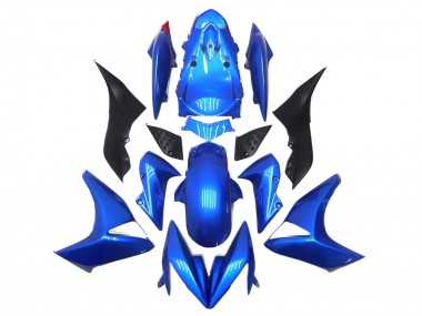 Best 2003-2006 Kawasaki Z1000 Motorcycle Fairings - Blue Black UK