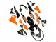 2010-2013 Kawasaki Z1000 Motorcycle Fairings - Orange Glossy Black UK