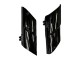 2010-2013 Kawasaki Z1000 Motorcycle Fairings - Orange Glossy Black UK