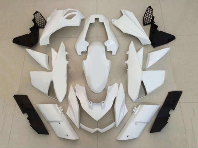 2010-2013 Kawasaki Z1000 Motorcycle Fairings - White UK