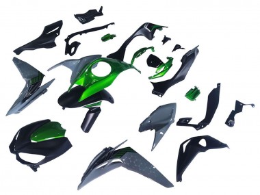Best 2014-2019 Kawasaki Z1000 Motorcycle Fairings - Black Green Grey UK