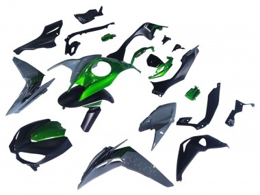Best 2014-2019 Kawasaki Z1000 Motorcycle Fairings - Black Green Grey UK