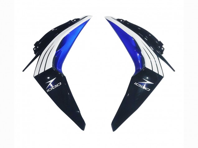 2014-2019 Kawasaki Z1000 Motorcycle Fairings - White Blue Black UK