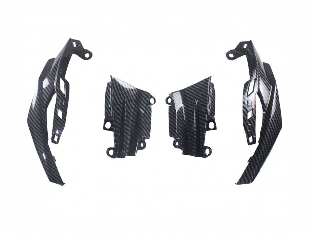 2014-2019 Kawasaki Z1000 Motorcycle Fairings - Black Carbon Fiber UK