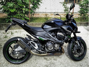 Best 2014-2019 Kawasaki Z1000 Motorcycle Fairings - Black Green UK