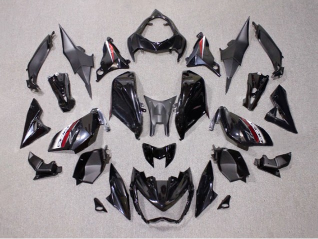 2014-2019 Kawasaki Z1000 Motorcycle Fairings - Glossy Black Red White UK