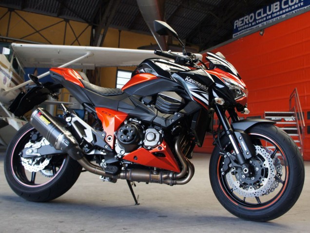 2014-2019 Kawasaki Z1000 Motorcycle Fairings - Red White Orange Black UK