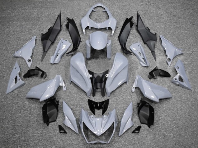 2013-2018 Kawasaki Z800 Motorcycle Fairings - Nardo Grey Black UK