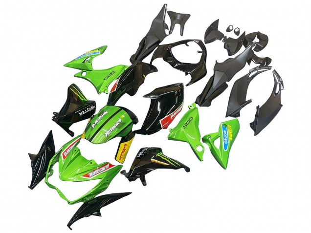 2013-2018 Kawasaki Z800 Motorcycle Fairings - Green Glossy Black Red Yellow UK