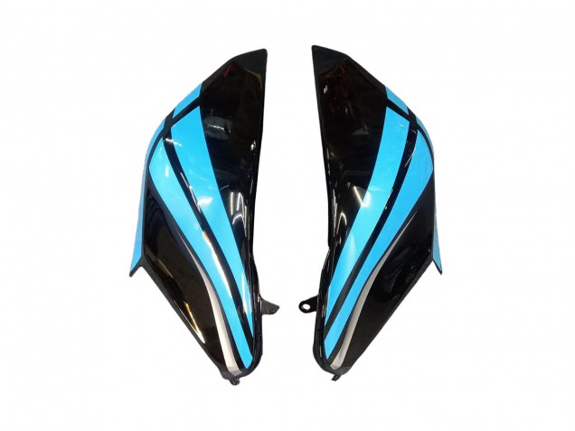 2013-2018 Kawasaki Z800 Motorcycle Fairings - Light Blue Glossy Black UK