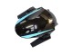 2013-2018 Kawasaki Z800 Motorcycle Fairings - Light Blue Glossy Black UK