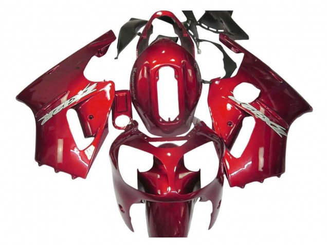 2000-2001 Kawasaki ZX12R Motorcycle Fairings - Candy Red UK