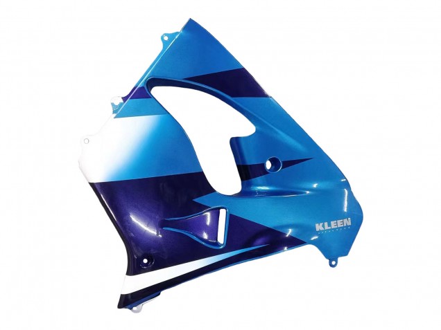 2000-2001 Kawasaki ZX9R Motorcycle Fairings - Blue Black UK