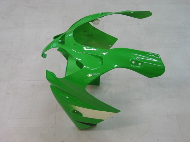 2000-2001 Kawasaki ZX9R Motorcycle Fairings - Green Silver Black UK