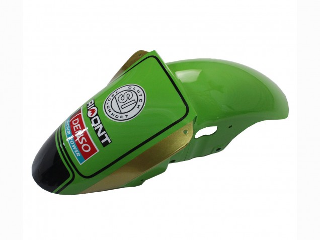 2000-2001 Kawasaki ZX9R Motorcycle Fairings - Green Black Playboy DENSO UK