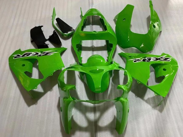2002-2003 Kawasaki ZX9R Motorcycle Fairing - Green Black UK