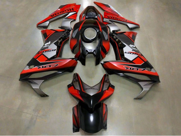 2019-2020 Honda CBR650R Motorcycle Fairings - Silver Red Glossy Black UK