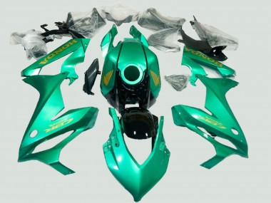 Best 2021-2023 Honda CBR650R Motorcycle Fairings - Green Gold UK