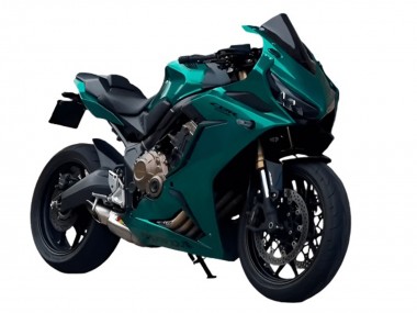 Best 2021-2023 Honda CBR650R Motorcycle Fairings - Dark Green UK