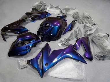 Best 2021-2023 Honda CBR650R Motorcycle Fairings - Chameleon Blue Purple UK