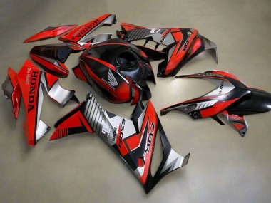 Best 2021-2023 Honda CBR650R Motorcycle Fairings - Red Silver Glossy Black UK