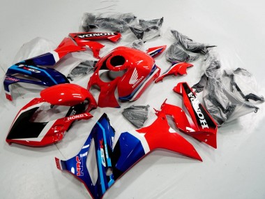 Best 2021-2023 Honda CBR650R Motorcycle Fairings - Red Blue HRC UK