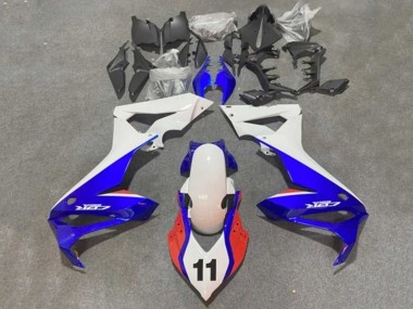 Best 2021-2023 Honda CBR650R Motorcycle Fairings - White Blue Red 11 UK