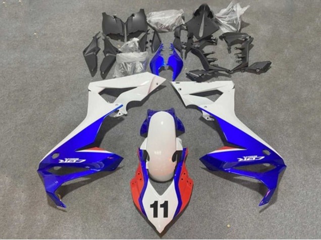 2021-2023 Honda CBR650R Motorcycle Fairings - White Blue Red 11 UK