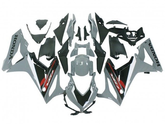 2021-2023 Honda CBR650R Motorcycle Fairings - Nardo Grey Glossy Black Red UK
