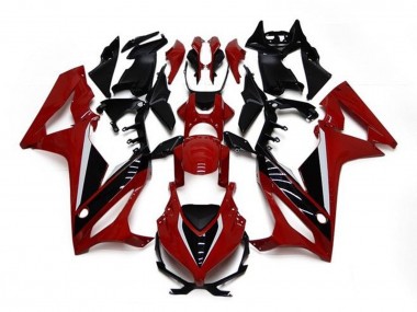 Best 2021-2023 Honda CBR650R Motorcycle Fairings - Maroon Red Glossy Black UK