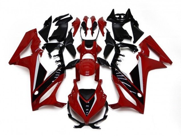 2021-2023 Honda CBR650R Motorcycle Fairings - Maroon Red Glossy Black UK