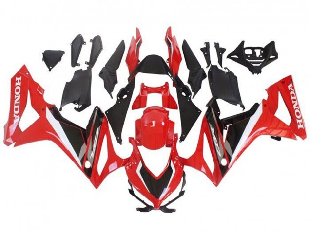 2021-2023 Honda CBR650R Motorcycle Fairings - Red White Black UK