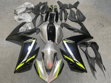 Best 2015-2018 Yamaha YZF R3/R25 Motorcycle Fairings - Silver Yellow Black UK