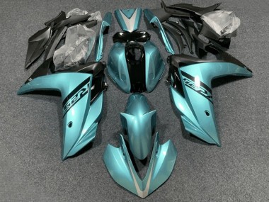 Best 2015-2018 Yamaha YZF R3/R25 Motorcycle Fairings - Light Blue Black UK