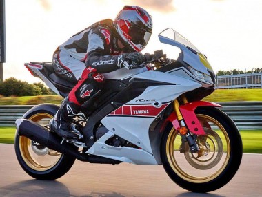 Best 2019-2024 Yamaha YZF R125 Motorcycle Fairings - White Red Yellow UK