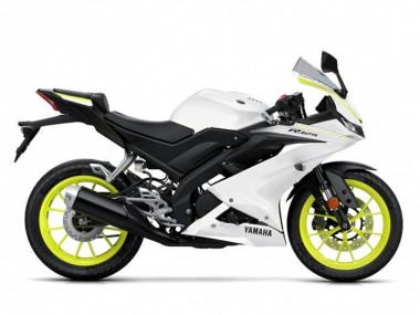 Best 2019-2024 Yamaha YZF R125 Motorcycle Fairings - White Yellow UK