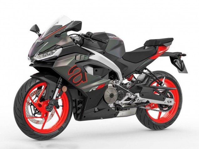 2024-2025 Aprilia RS457 Motorcycle Fairings - Matte Black Grey Red UK