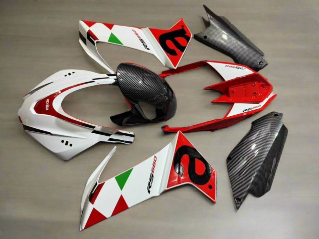 2020-2024 Aprilia RS660 Motorcycle Fairings - White Red Black Carbon Fiber Green UK